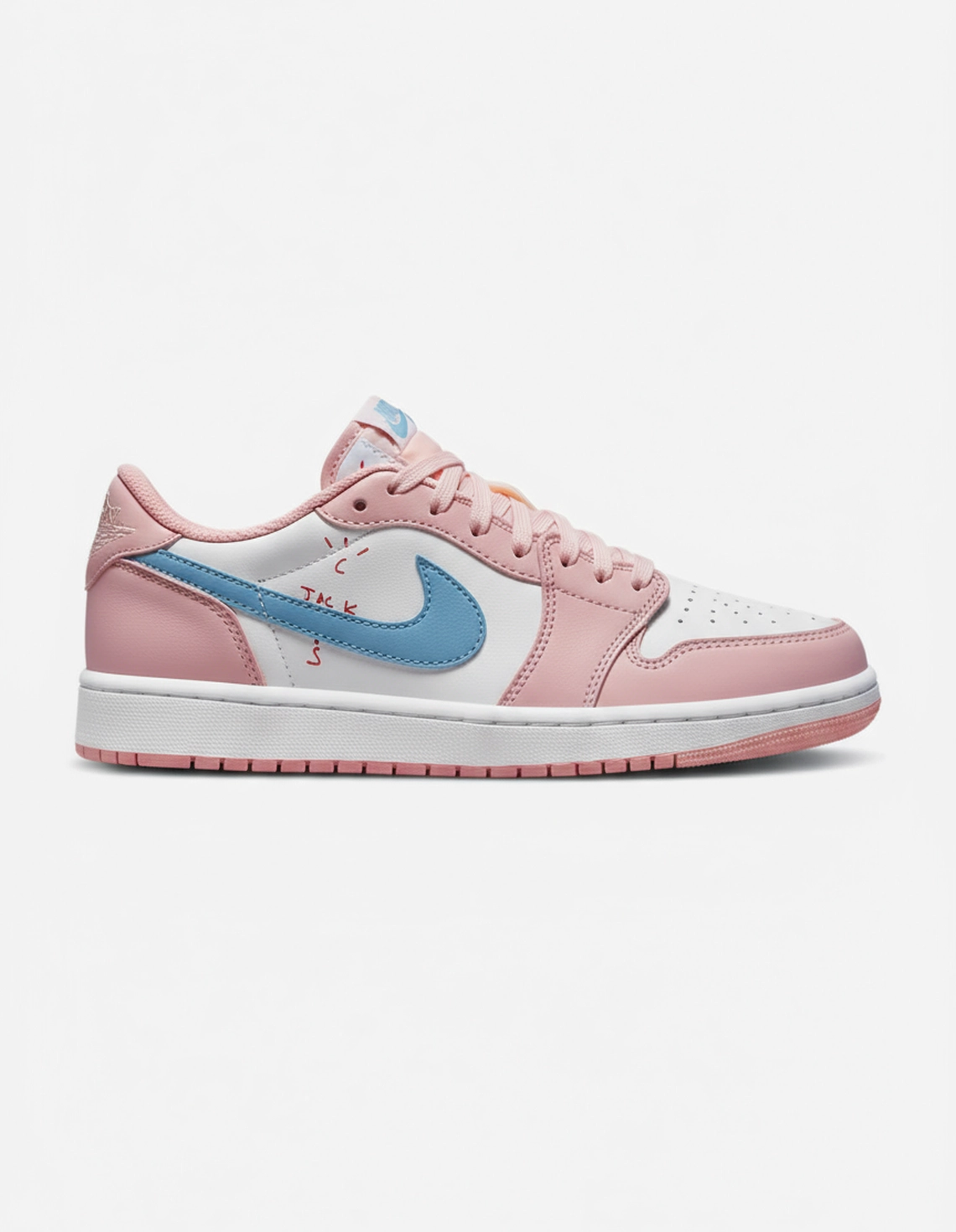 کفش روزانه زنانه نایک Nike Jordan 1 Low Travis Scott W