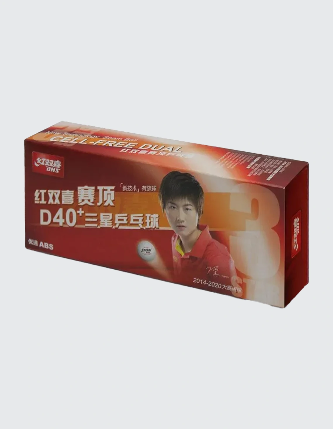 توپ پینگ پنگ - - دبل هپینس 3 ستاره +ABS D40 بسته 10 عددی MGH