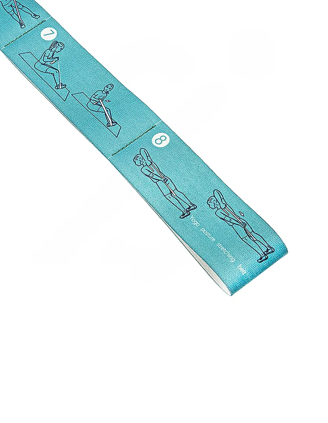 کش پیلاتس Unisex بدون برند کش مدرج یوگا 8 کاره